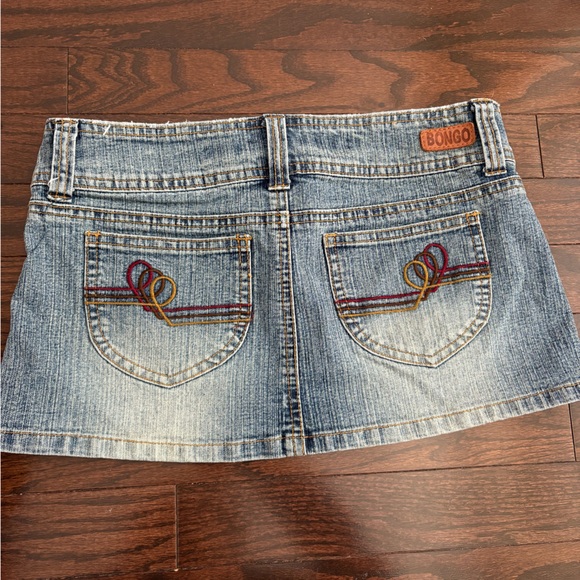 BONGO Blue Denim Mini Skirt - Picture 3 of 3